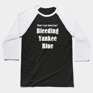 BYB What's your blood type? distressed red line Design Baseball T-Shirt